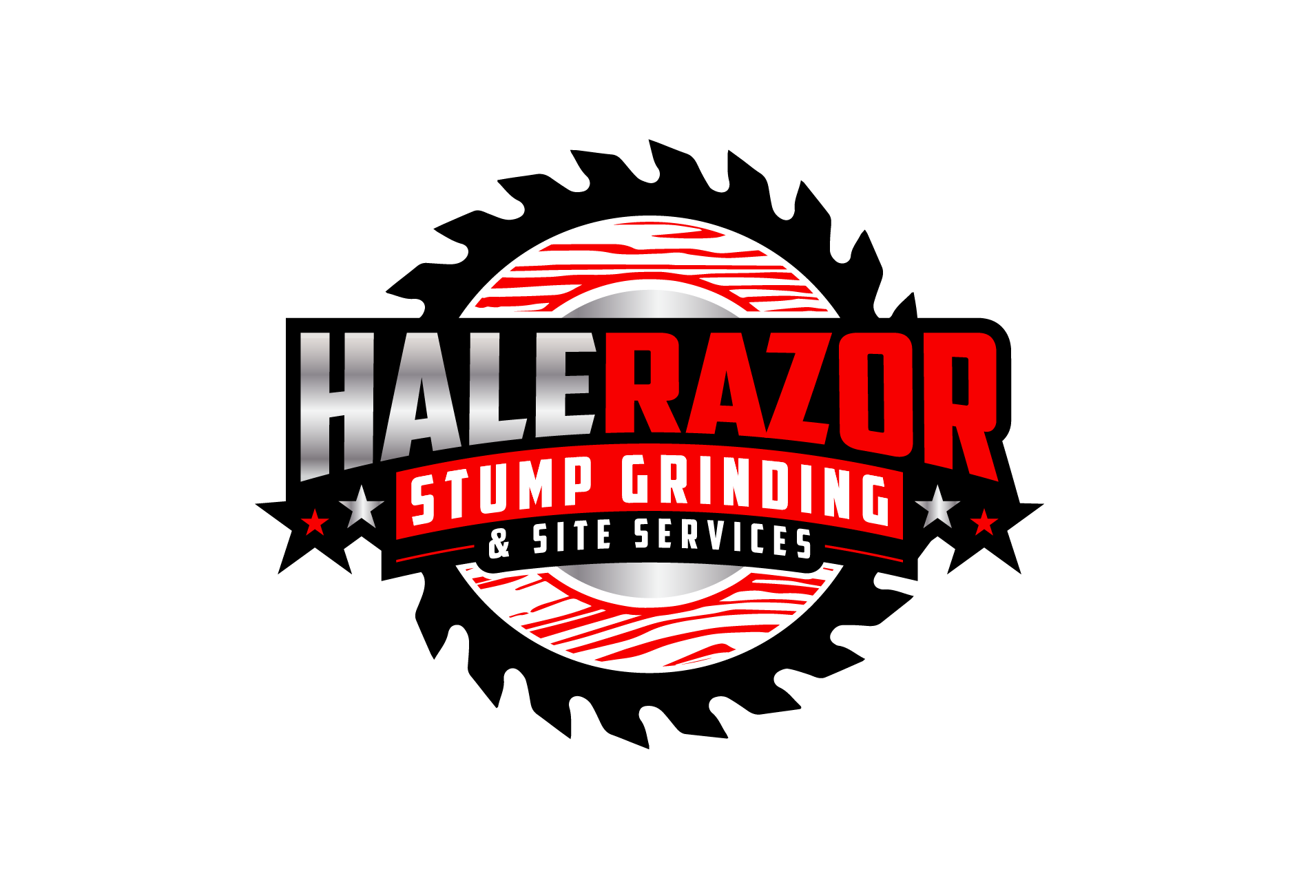 HaleRazor Stump Grinding & Site Services, LLC Logo